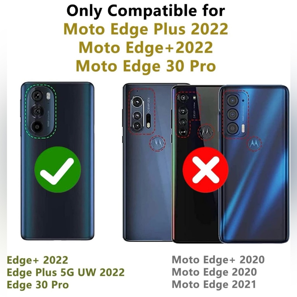 NWT Moto Edge 30 Plus 2022 Case with screen protector, rose gold - Picture 2 of 7